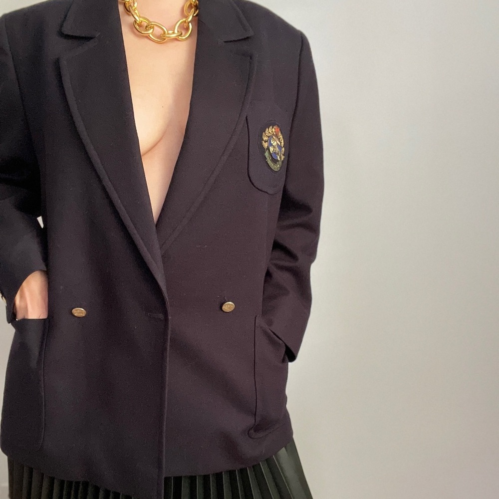 SOLD Burberrys of London 1970s Equestrian Jacket - Picture 7 of 14